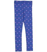 Freds World Leggings - Rib - Heart - Star Blue/Pink Haze