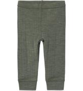 Name It Leggings - Uld - Noos - NbmWang - Mulled Basil