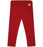 Petit Piao Leggings - Rib - Modal - Chili Pepper Dot