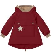 Mini A Ture Vinterjakke - Babywen Fleece - Red Marlot