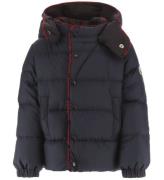 Moncler Dunjakke - Batarn - Navy m. RÃ¸d