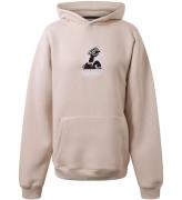 Hound Hættetrøje - Hoddie W/Embroidery - Light Sand