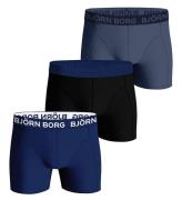 BjÃ¶rn Borg Boxershorts - 3-pak - Sort/BlÃ¥