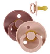 BIBS Colour Sutter - Str. 2 - 2-pak - Rund - Woodchuck/Blush