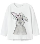 Name It Bluse - NmfVix - Bright White/Bunny