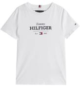 Tommy Hilfiger T-shirt - Monotype 1985 - Hvid