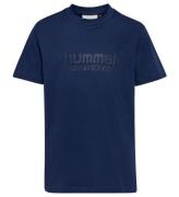 Hummel T-shirt - hmlJr Base - Dress Blue