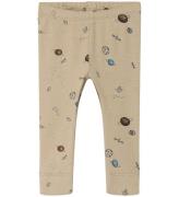 Name It Leggings - NbmOwene - Plaza Taupe