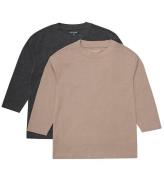 Minymo Bluse - 2-pak - Fossil