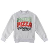 Mads NÃ¸rgaard Sweatshirt - Sonar - Light Grey Melange