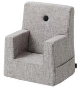 by KlipKlap LÃ¦nestol - Kids Chair - 43x43x50 cm - Multi Grey/Gre