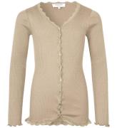 Rosemunde Cardigan - RkBeatha - Rib - Silver Lining m. Blonder