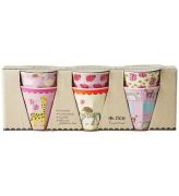 Rice Kopper - Melamin - 6 stk. - 160 ml - Multi/Wildlife Prints