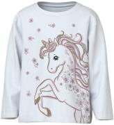 Name It Bluse - NmfValiane - Bright White/Unicorn