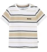 BOSS T-shirt - Stone/Off White