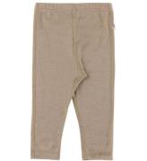 Joha Leggings - Uld/Silke - Beige