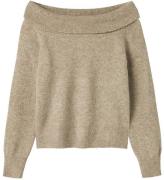 LMTD Bluse - Strik - NlfLodet - Mocha Meringue