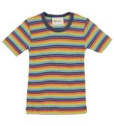 Engen T-Shirt - Uld/Silke - Multicolour