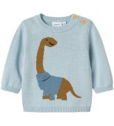 Name It Bluse - Strik - NbmDamin - Celestial Blue