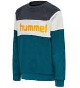 Hummel Sweatshirt - HMLClaes - Turkis/Sort