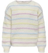 Kids Only Bluse - Strik - KogNordic - Birch/OPEN AIR - AFRICAN V