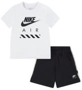 Nike Shortssæt - T-shirt/Shorts - Sort/Hvid