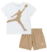 Jordan Shortssæt - Shorts/T-shirt - Desert Camo/Hvid