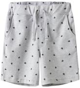 Name it Shorts - NkmVolo - Light Grey Melange/Boats
