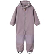 Name It Softshelldragt m. Fleece - NmfAlfa08 - Grey Ridge m. Mag