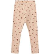 Wheat Leggings - Rib - Jules - Rose Water Flowers