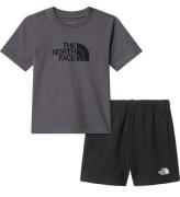 The North Face ShortssÃ¦t - T-shirt/Shorts - Smoked Pearl/Black