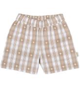 Petit Piao Shorts - Boxy Woven - Off White Heart