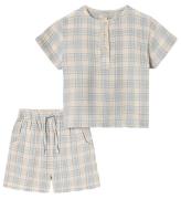 Fliink ShortssÃ¦t - Cha Cha - Sandshell Check