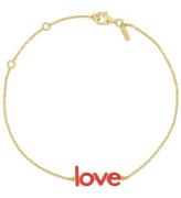 Design Letters ArmbÃ¥nd - Keywords Chain - 18k Guldbelagt - 
