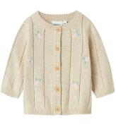 Namie It Cardigan - Strik - NbfHeydi - Peyote Melange