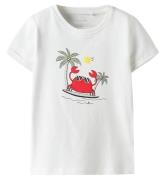 Name It T-shirt - NmmVux - Bright White/Crab surf
