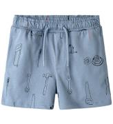Name It Shorts - NmmHuxi - Faded Denim m. Print