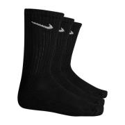Nike Sokker Value Cotton Crew 3-Pak - Sort