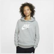 Nike Hættetrøje NSW Essential Fleece Pullover - Grå/Hvid Kvinde