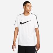 Nike T-Shirt NSW Repeat Sportswear - Hvid/Sort