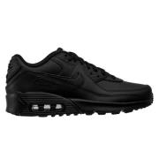 Nike Sneaker Air Max 90 Skind - Sort/Hvid Børn