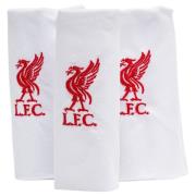 Liverpool Lommetørklæder Liverbird 3-Pak - Hvid