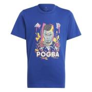 adidas T-Shirt Pogba Graphic - Blå Børn