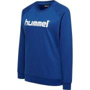 Hummel Go Cotton Logo Sweatshirt - Blå Kvinde