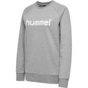 Hummel Go Cotton Logo Sweatshirt - Grå Kvinde