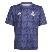 Real Madrid Trænings T-Shirt Pre Match - Blå Børn