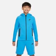 Nike Hættetrøje NSW Tech Fleece 24 - Blå/Sort Børn