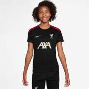Liverpool Trænings T-Shirt Dri-FIT Strike - Sort/Rød Børn