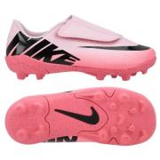Nike Mercurial Vapor 15 Club Velcro MG Mad Brilliance - Pink/Sort Børn