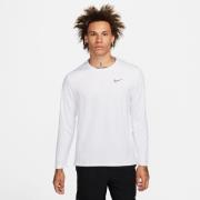 Nike Løbetrøje Dri-FIT UV Miler L/Æ - Hvid/Sølv